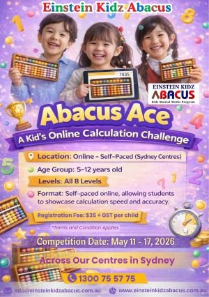 Abacus Math Competition ($35 + GST)